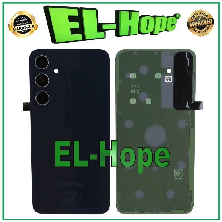ORIGINAL SAMSUNG GALAXY A35 SM-A356B BATTERY COVER GLASS BODY NAVY BLUE
