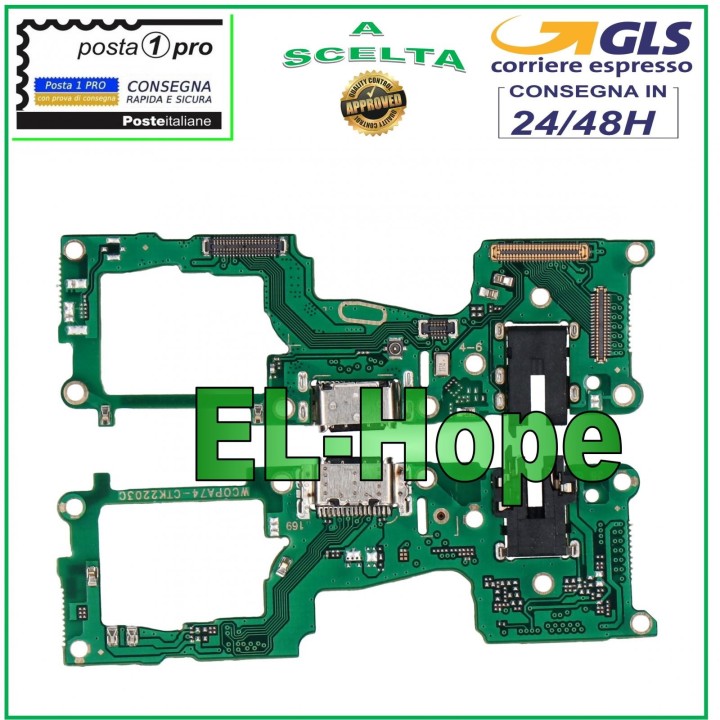 CHARGING CONNECTOR FOR OPPO F19 CPH2219 + MICROPHONE CHARGING DOCK TYPE C