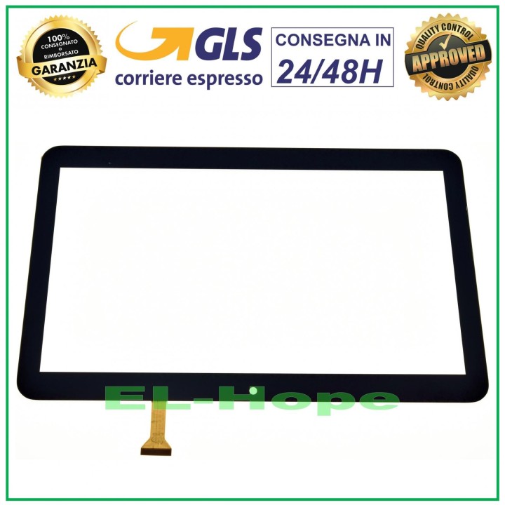 TOUCH SCREEN GLASS MAJESTIC TAB 911 TABLET 10.1 DIGITIZER ORIGINAL BLACK