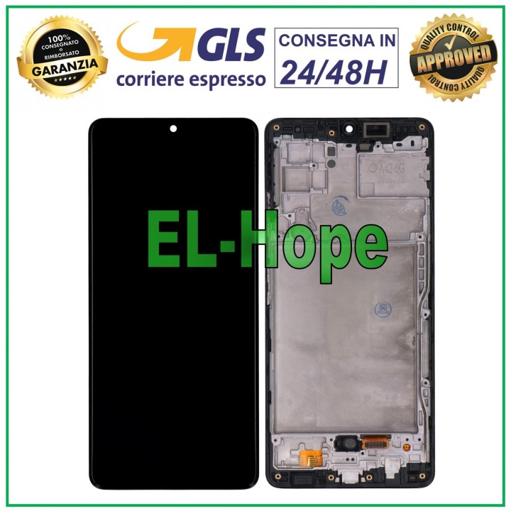 TFT LCD DISPLAY + FRAME FOR SAMSUNG GALAXY M42 5G 2020 SM-M426 TOUCH SCREEN BLACK