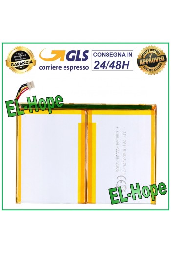 ARCHOS TABLET BATTERY 3.7V 6000 MAH - DIMENSIONS 14 cm * 10 cm * 0.3 mm BATTERY