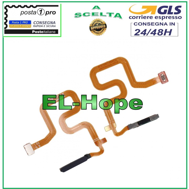 FLAT FLEX FINGERPRINT SENSOR KEY FOR OPPO A92 CPH2059 BLACK