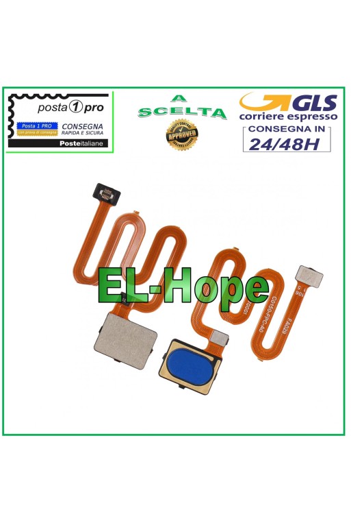 FLAT FINGERPRINT KEY FOR OPPO A11 A11X PCHT00 PCHM00 BLUE