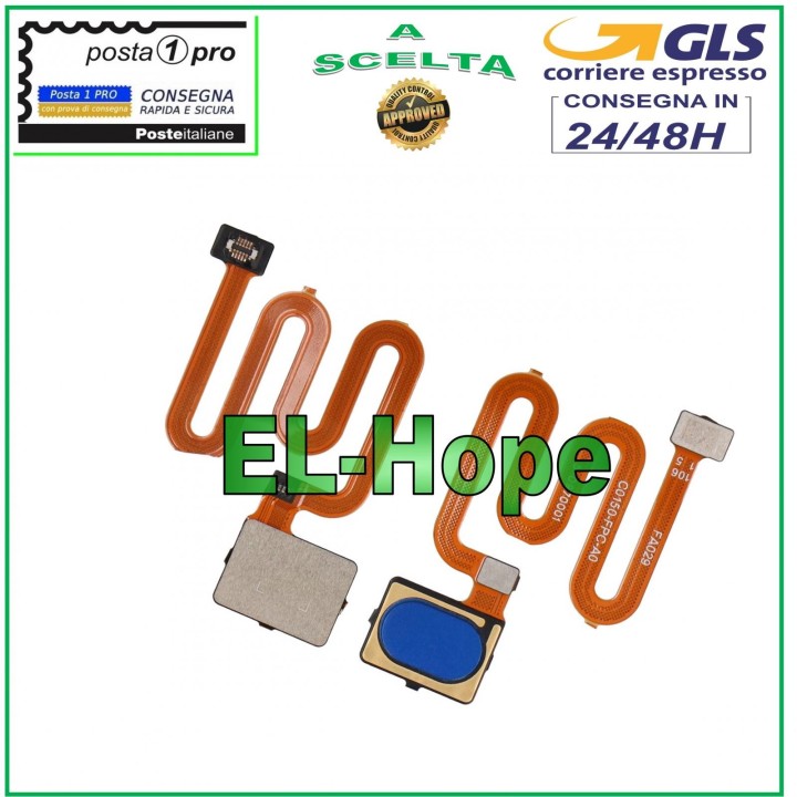 FLAT FINGERPRINT KEY FOR OPPO A11 A11X PCHT00 PCHM00 BLUE