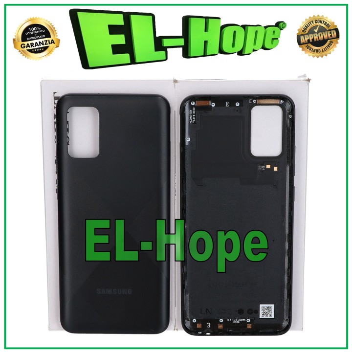 ORIGINAL SAMSUNG GALAXY A02S SM-A025 BACK CASE BLACK REAR BATTERY SHELL