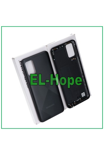 ORIGINAL SAMSUNG GALAXY A02S SM-A025 BACK CASE BLACK REAR BATTERY SHELL