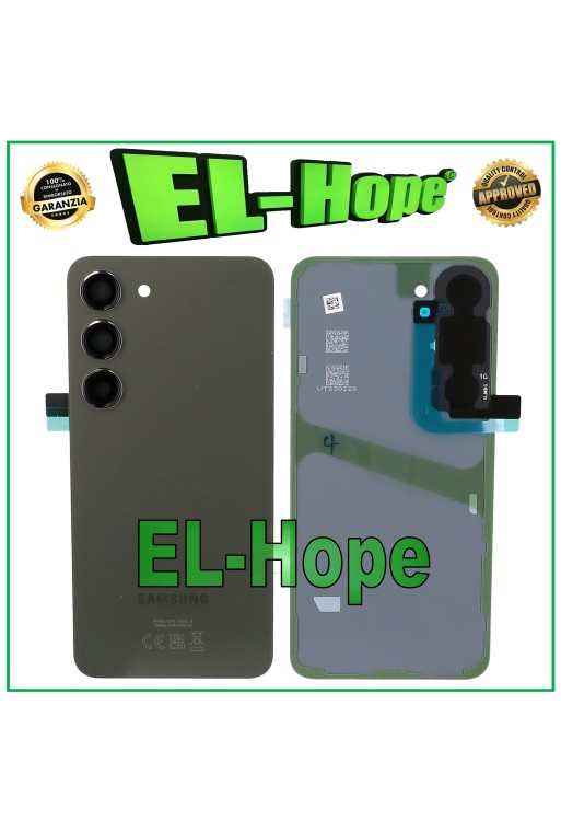 ORIGINAL SAMSUNG GALAXY S23 5G SM-S911B BATTERY COVER GREEN GLASS BODY