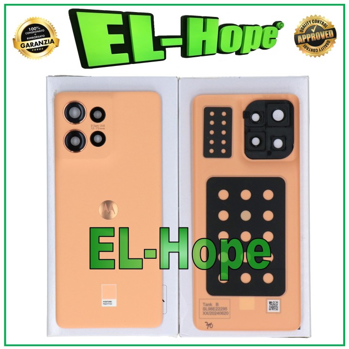REAR SHELL ORIGINAL BATTERY SERVICE MOTOROLA MOTO EDGE 50 PESCA PEACH
