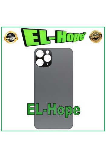 GLASS BATTERY BACK BODY FOR IPHONE 11 PRO BIG HOLE SPACE GREY