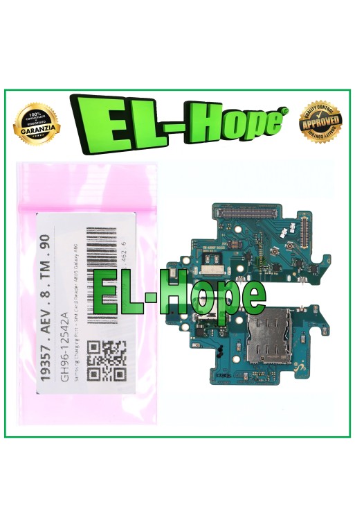 ORIGINAL CHARGING CONNECTOR SERVICE SAMSUNG GALAXY A80 SM-A805F SIM READER