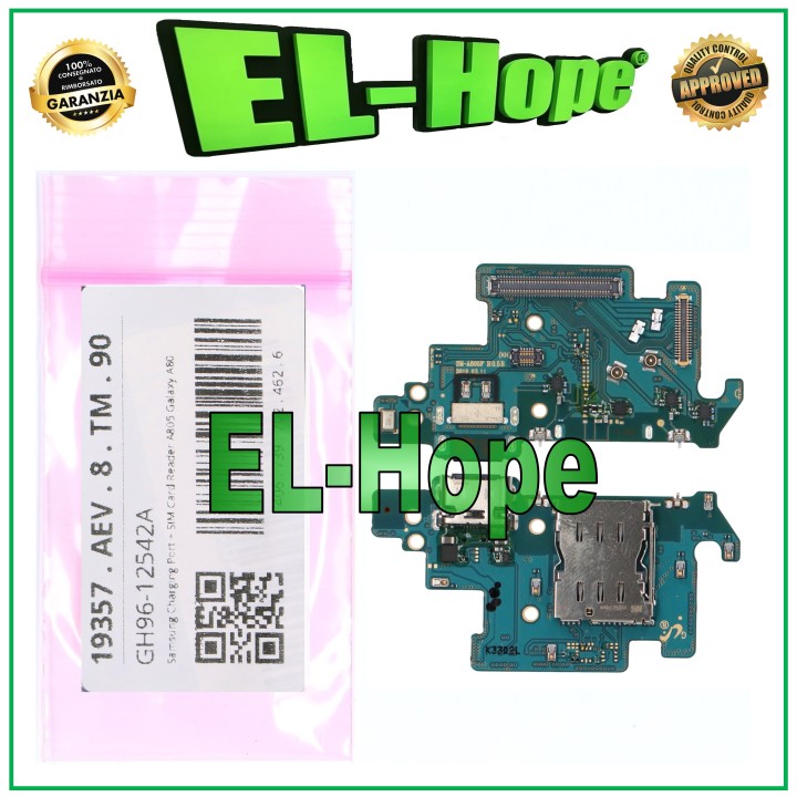 ORIGINAL CHARGING CONNECTOR SERVICE SAMSUNG GALAXY A80 SM-A805F SIM READER