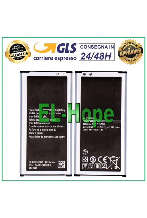 BATTERY EB-BG900BBE BG903BBE BG900BBC BG900BBZ FOR SAMSUNG GALAXY S5 /S5 NEO