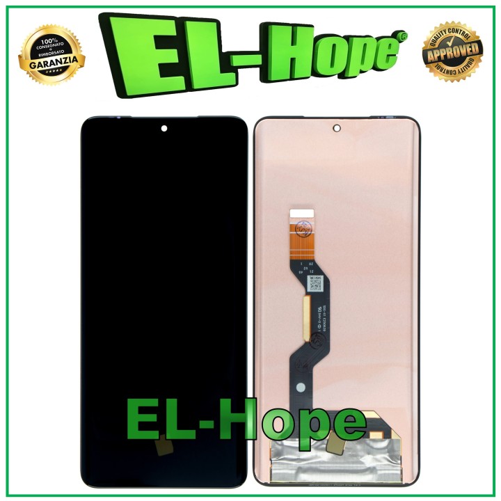 OLED DISPLAY FOR MOTOROLA MOTO EDGE 50 LCD TOUCH SCREEN GLASS ASSEMBLED BLACK