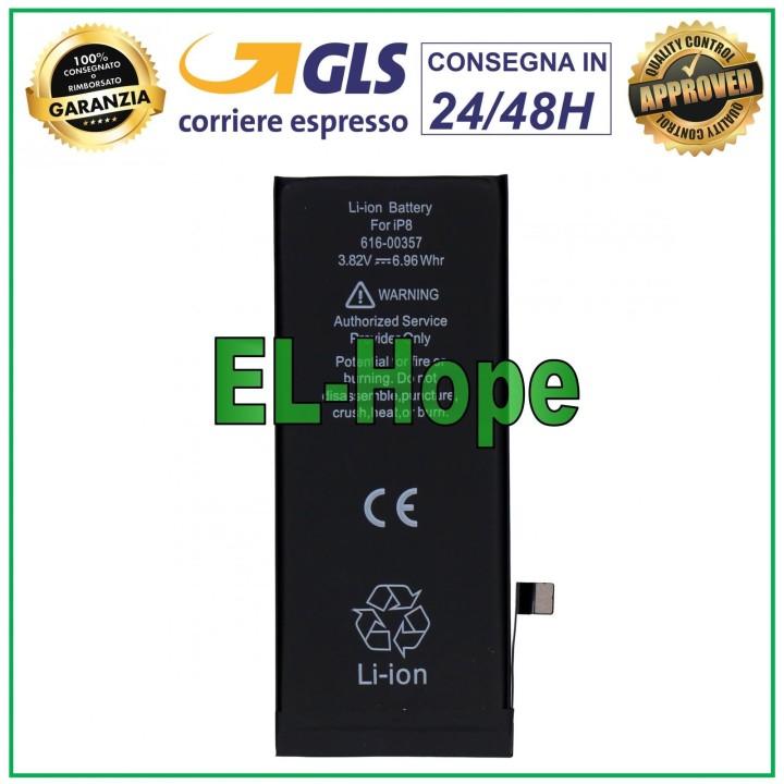 REPLACEMENT BATTERY FOR IPHONE 8 1821 mAh