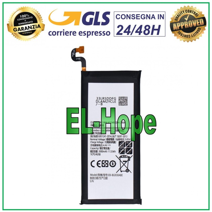 EB-BG930ABE BATTERY FOR SAMSUNG GALAXY S7 SM G930F 3000 mAh BATTERY BATTERY