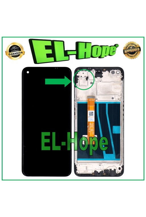 LCD DISPLAY + FRAME FOR OPPO A52 CPH2061 CPH2069 PADM00 PDAM10 TOUCH SCREEN BLACK