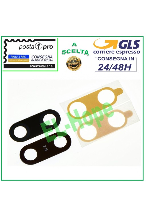 GLASS GLASS LENS REAR CAMERA HUAWEI P SMART 2019 + DOUBLE-SIDED ADHESIVE