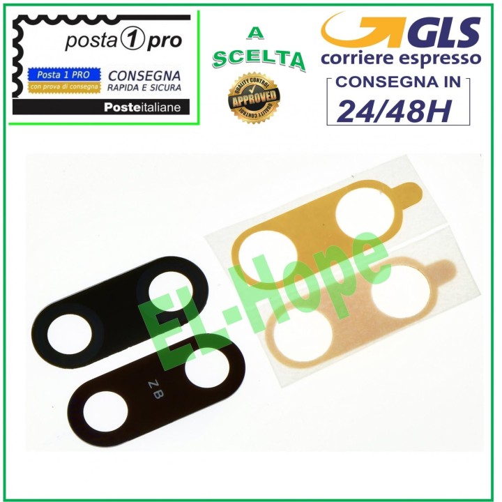 GLASS GLASS LENS REAR CAMERA HUAWEI P SMART 2019 + DOUBLE-SIDED ADHESIVE