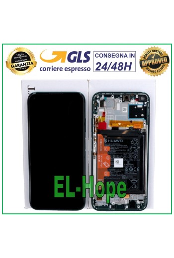 ORIGINAL TOUCH LCD DISPLAY + BATTERY HUAWEI P40 LITE JNY-L21A LX1 GREEN GREEN