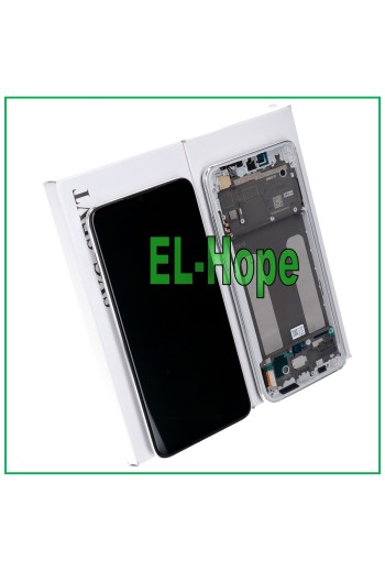 ORIGINAL LCD DISPLAY FRAME XIAOMI MI 9 LITE M1904F3BG TOUCH SCREEN WHITE GLASS