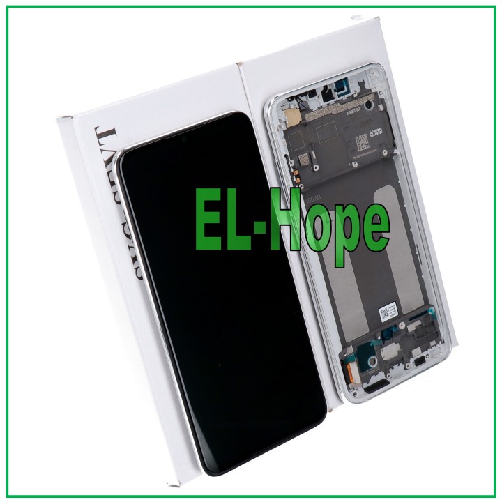 ORIGINAL LCD DISPLAY FRAME XIAOMI MI 9 LITE M1904F3BG TOUCH SCREEN WHITE GLASS