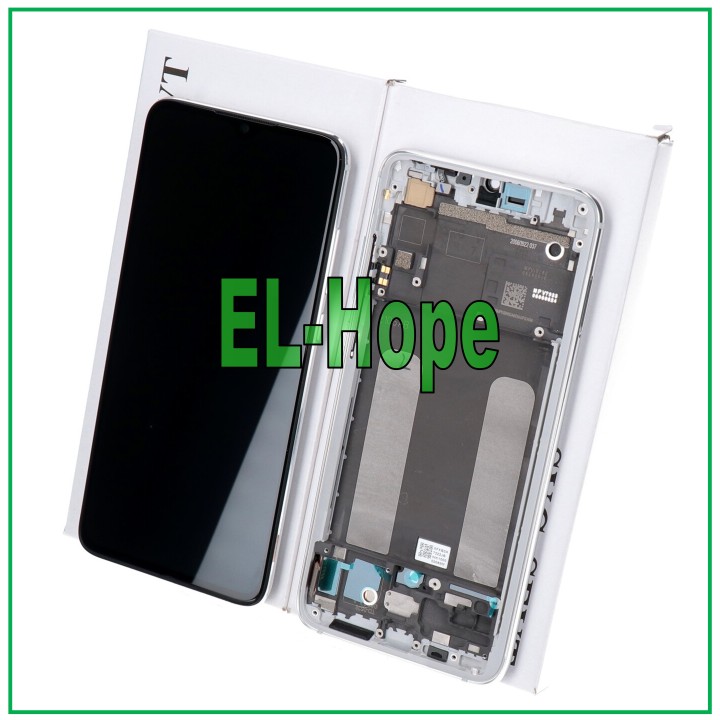 ORIGINAL LCD DISPLAY FRAME XIAOMI MI 9 LITE M1904F3BG TOUCH SCREEN WHITE GLASS