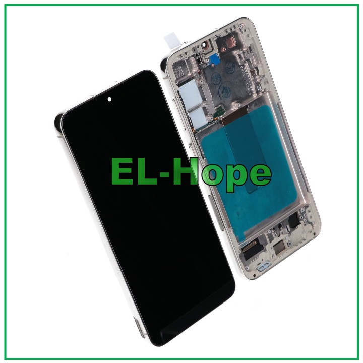 OLED TOUCH LCD DISPLAY FOR SAMSUNG GALAXY S23+ PLUS SM-S916 FRAME SILVER WHITE