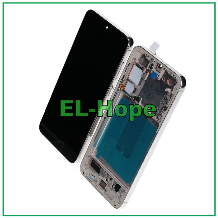 OLED TOUCH LCD DISPLAY FOR SAMSUNG GALAXY S23+ PLUS SM-S916 FRAME SILVER WHITE
