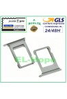 SLOT CART COMPARTMENT NANO SIM CARD HOLDER APPLE IPHONE 7 7G 7+ PLUS SILVER