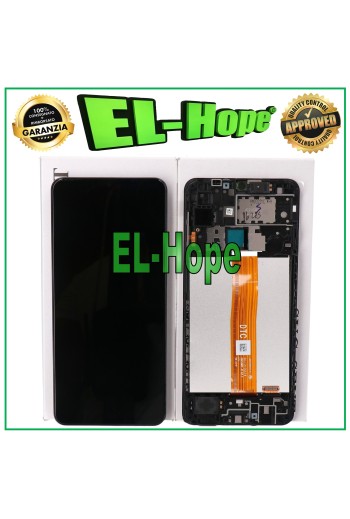 LCD DISPLAY + ORIGINAL FRAME SERVICE SAMSUNG GALAXY A12 SM-A125 TOUCH SCREEN