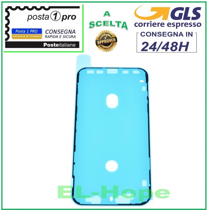 Double-sided adhesive seal for anti-leakage screen fixing for iPhone XR