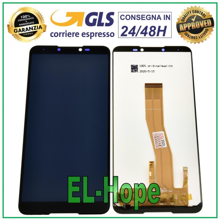 LCD DISPLAY FOR WIKO Y70 4G TOUCH SCREEN GLASS MONITOR SCREEN ASSEMBLED BLACK