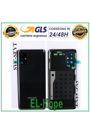 ORIGINAL SAMSUNG GALAXY A51 5G SM-A516 BATTERY COVER BLACK BACK COVER