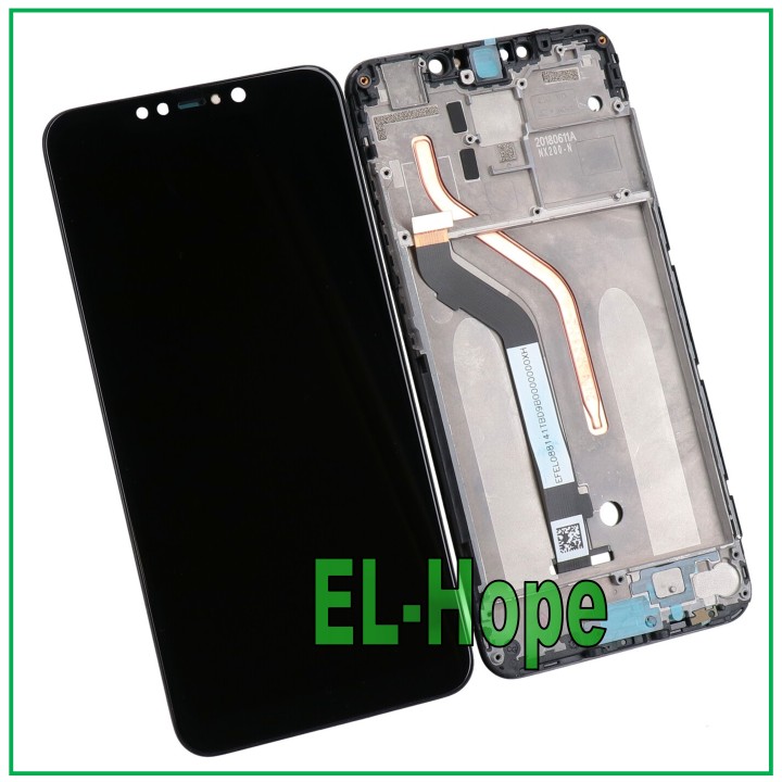 LCD DISPLAY + FRAME FOR XIAOMI POCOPHONE F1 M1805E10A TOUCH SCREEN BLACK GLASS