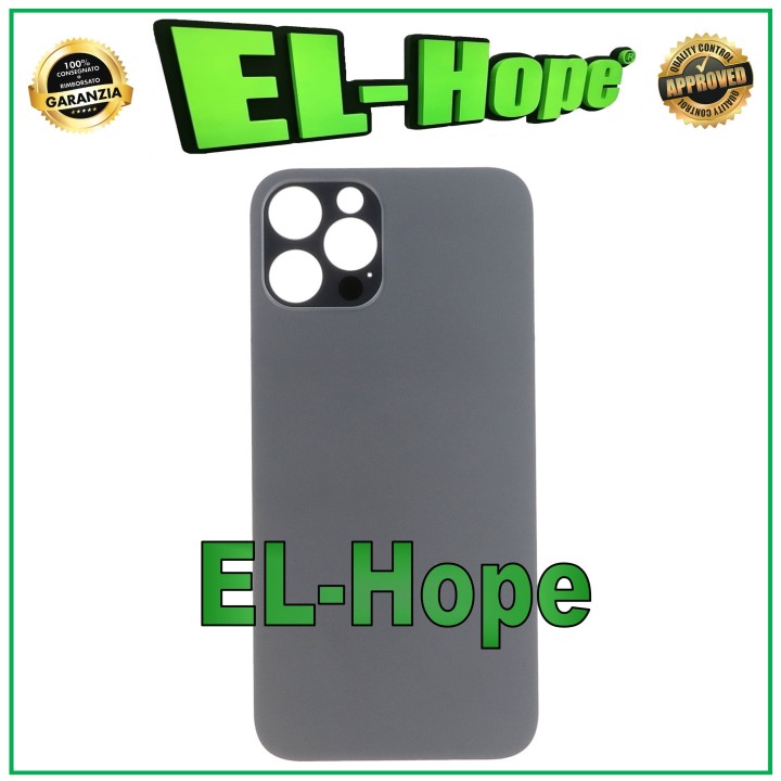 GLASS BACK BODY COVER BATTERY COVER FOR IPHONE 12 PRO BIG HOLE GRAPHITE