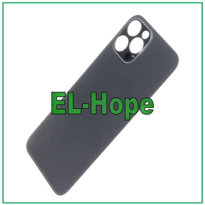 GLASS BACK BODY COVER BATTERY COVER FOR IPHONE 12 PRO BIG HOLE GRAPHITE