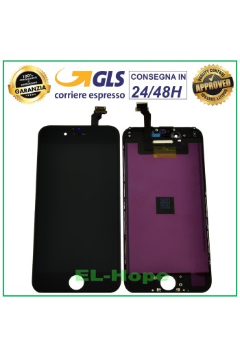 RETINA LCD DISPLAY FOR APPLE IPHONE 6 TOUCH SCREEN BLACK GLASS FRAME TIANMA