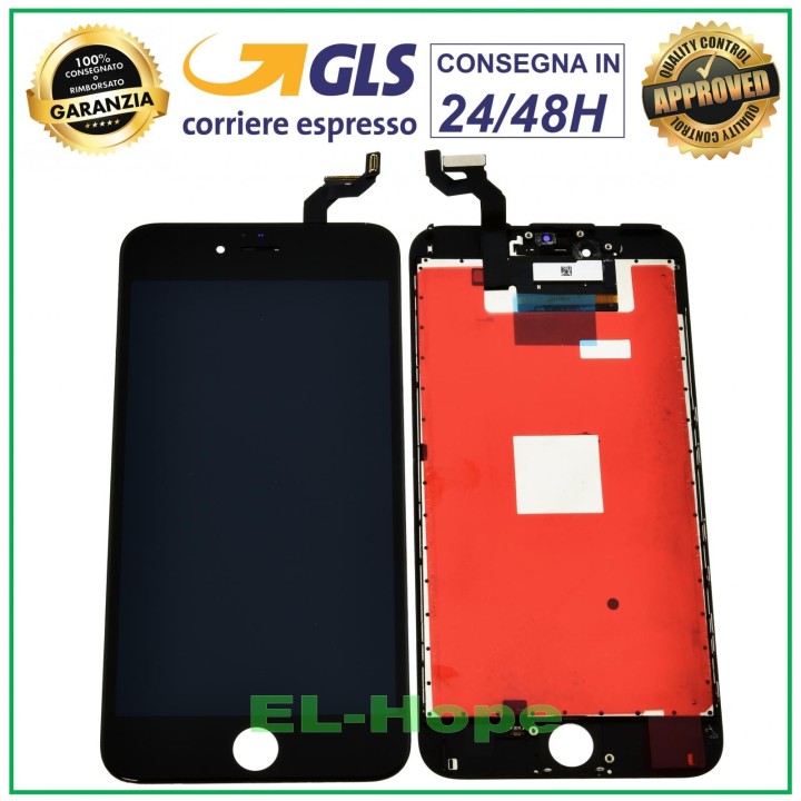 RETINA LCD DISPLAY FOR APPLE IPHONE 6S PLUS TOUCH SCREEN FRAME BLACK TIANMA