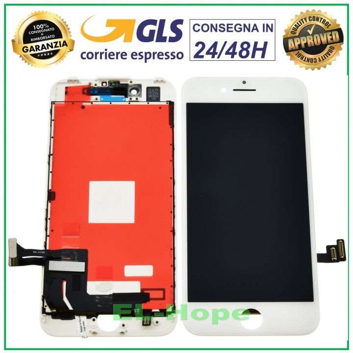 LCD DISPLAY RETINA FOR APPLE IPHONE 7 TOUCH SCREEN WHITE GLASS SCREEN TIANMA