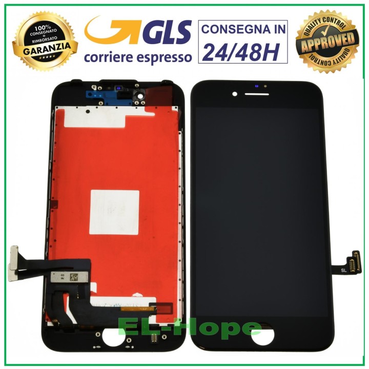 LCD DISPLAY RETINA FOR APPLE IPHONE 7 TOUCH SCREEN BLACK GLASS SCREEN TIANMA