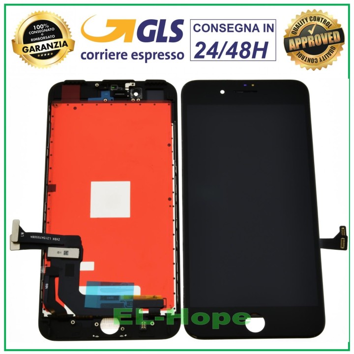 LCD DISPLAY RETINA FOR APPLE IPHONE 7 PLUS TOUCH SCREEN BLACK GLASS TIANMA