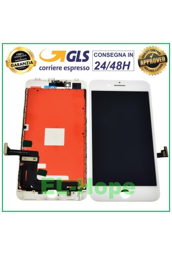 RETINA LCD DISPLAY FOR APPLE IPHONE 8 PLUS TOUCH SCREEN FRAME WHITE TIANMA