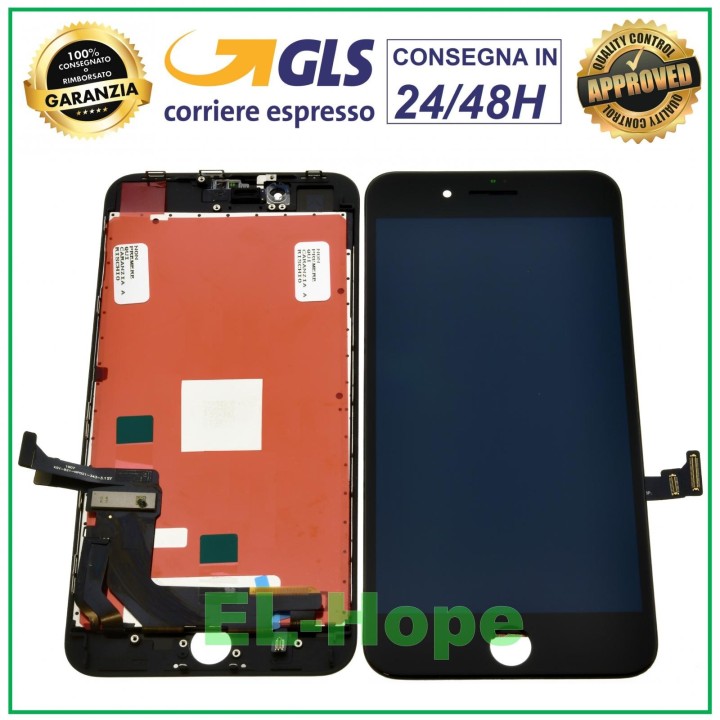 RETINA LCD DISPLAY FOR APPLE IPHONE 8 PLUS TOUCH SCREEN FRAME BLACK TIANMA