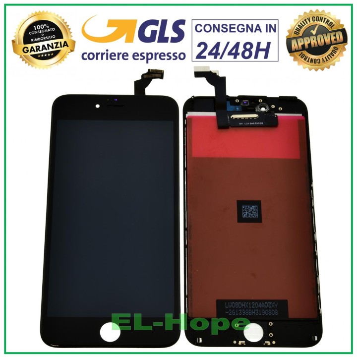 LCD DISPLAY RETINA FOR APPLE IPHONE 6 PLUS TOUCH SCREEN BLACK GLASS TIANMA