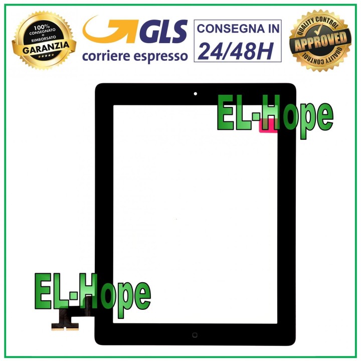 TOUCH SCREEN FOR APPLE IPAD 2 WIFI 3G A1395 A1396 A1397 BLACK GLASS + HOME BUTTON