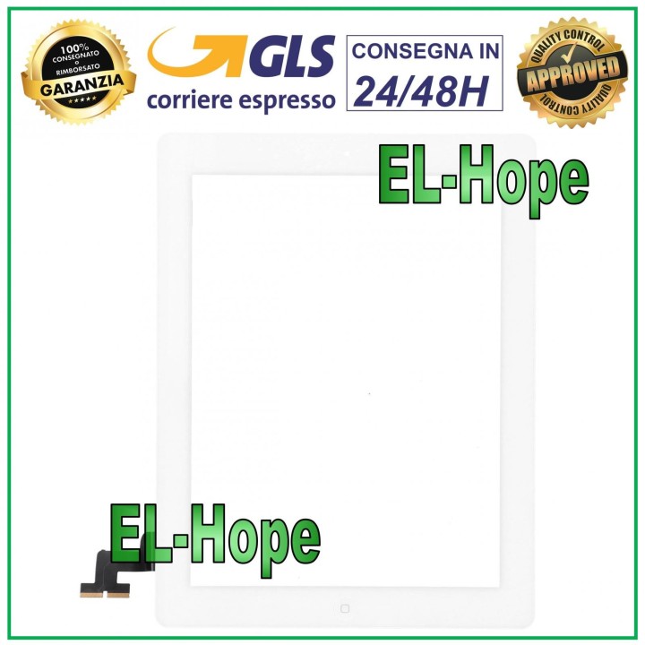 TOUCH SCREEN FOR APPLE IPAD 2 WIFI 3G A1395 A1396 A1397 WHITE GLASS HOME BUTTON