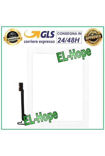 TOUCH SCREEN FOR APPLE IPAD 4 WIFI 3G A1458 A1459 A1460 WHITE GLASS HOME BUTTON