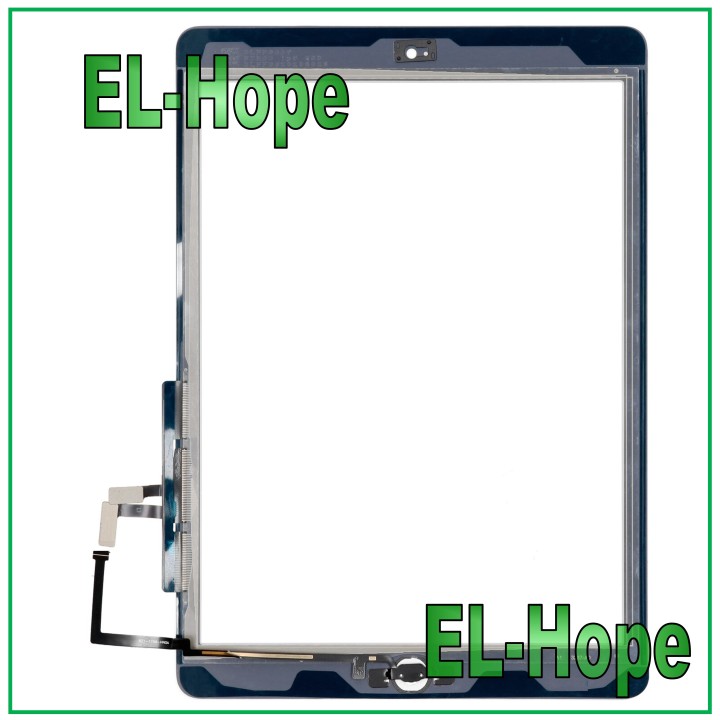 TOUCH FOR APPLE IPAD 5 AIR WIFI 3G A1474 A1475 A1476 WHITE GLASS + HOME BUTTON