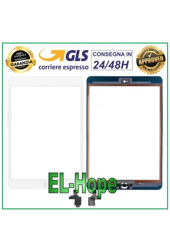 TOUCH FOR APPLE IPAD MINI WIFI 3G A1432 A1454 A1455 WHITE GLASS + HOME BUTTON 