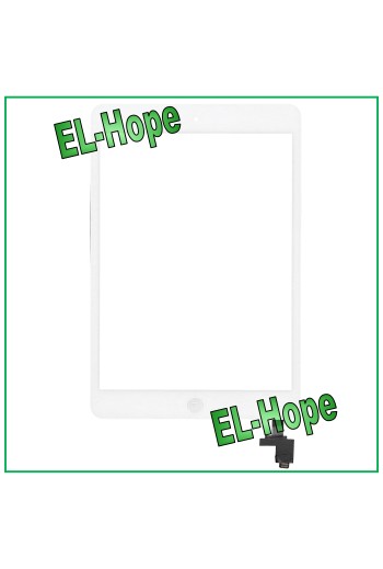 TOUCH FOR APPLE IPAD MINI WIFI 3G A1432 A1454 A1455 WHITE GLASS + HOME BUTTON 